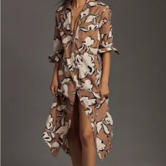 Anthropologie Dresses & Skirts - Anthropologie Soren Long-Sleeve Shirt Dress